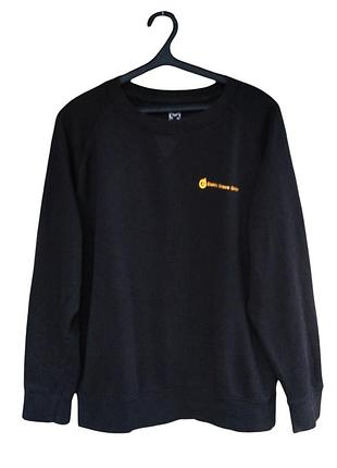 Чоловічий світшот wurth modyf, колір чорний графіт, розмір 2 xl, пог-70 см