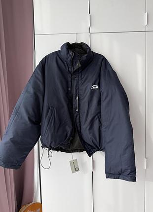 Пуховик чоловічий balenciaga синій