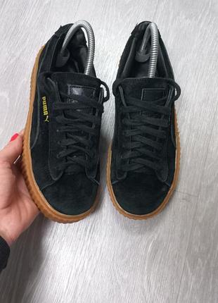 Замшеві жіночі кеди puma