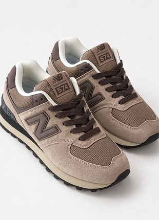 New balance 574 taupe-brown