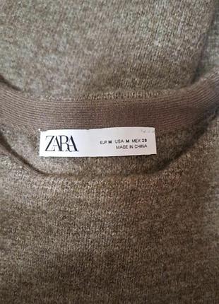 Тепла вязана сукня zara 4