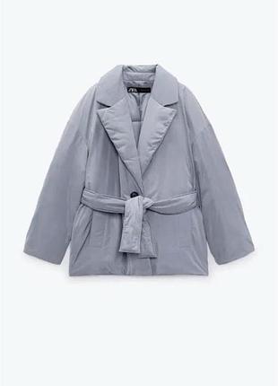 Куртка жіноча zara голуба xs, s