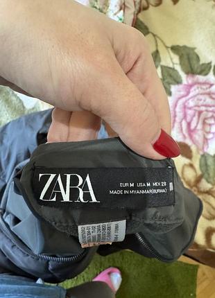 Куртка жіноча zara чорна 4