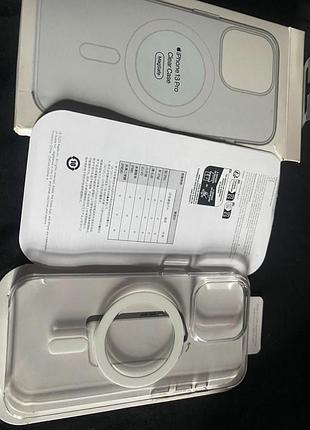 Чохол apple magsafe для iphone 13 pro прозорий