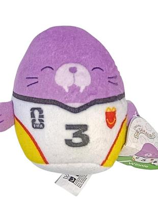 Коллекционная, мягкая игрушка серии mcdonald's  squishmallows fifa wc 2026 winnie