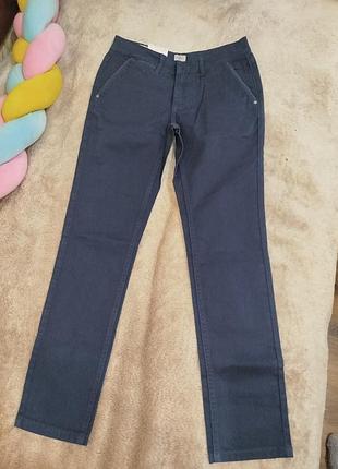 Брюки для хлопчика pepe jeans сині, бавовняні, розмір 134-140