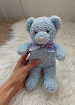 Вінтажний плюшевий ведмедик-брязкальце russ berrie "sprinkles" teddy bear rattle