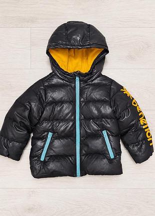 Пуховик для хлопчиків benetton чорний