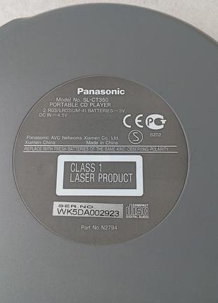 Panasonic sl-ct350 аудіо cd-плеєр 2