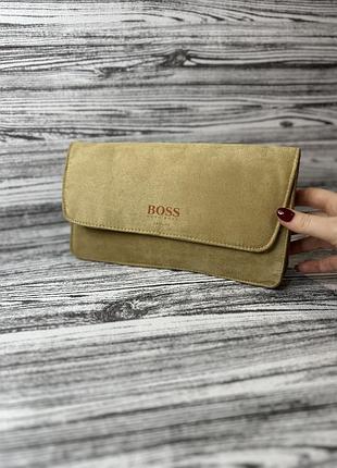 Брендовий клатч/косметичка hugo boss