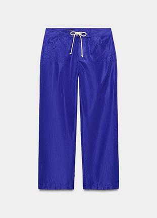 Брюки жіночі zara сині