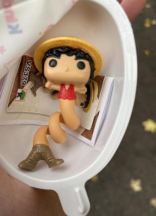 Іграшка luffy kinder joy funko pop one piece / кіндер джой ван піс