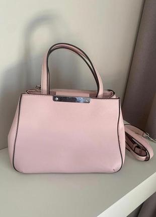 Сумка жіноча рожева з штучної шкіри guess