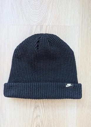 Оригинальная черная шапка nike terra beanie один размер
