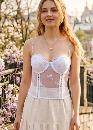Шикарний жіночий корсет, бюстгальтер фірми lingerie by c&amp;a p. 80 c, блискавичне надсилання