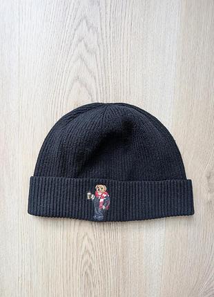 Шапка мужская polo ralph lauren polo bear один размер