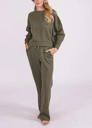 Спортивный костюм cyberjammies lounge 5798-5802 из джемпера свободного кроя и штанов s зеленый (5051877688674)