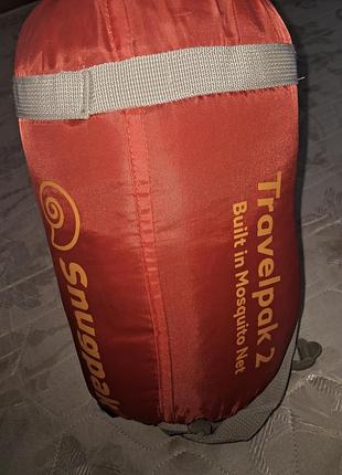 Спальний мішок snugpak travelpak 2 built in mosquito net