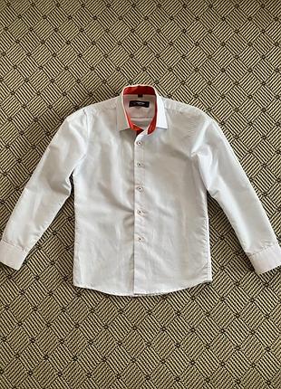 Дитяча біла сорочка verton slim fit