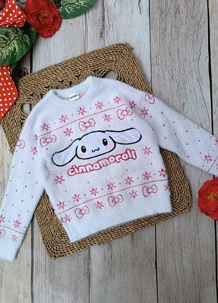 Теплый свитер свитер на девочку cinnamoroll Синимон свитер для девочки 2