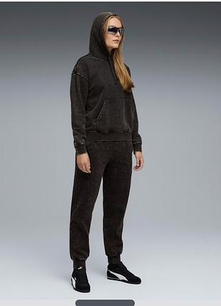 Жіночий спортивний костюм puma сірий флісовий розмір l