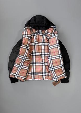 Пуховик burberry black двосторонній 3