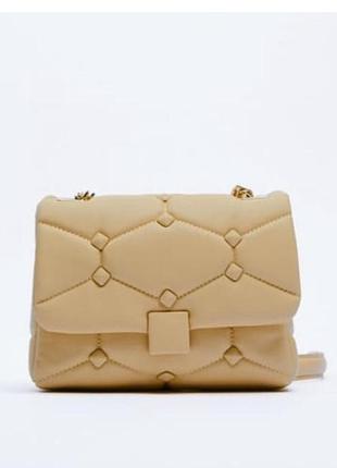 Сумка zara  бежева
