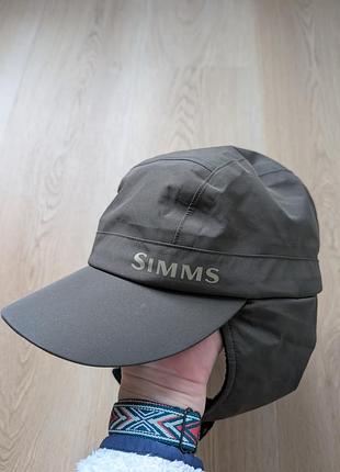 Оригинальная рибацкая мембранная утепленная шапка simms exstream gore tex один размер