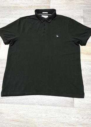 Мужская брендовая футболка поло jack wills , размер l-xl , хаки .