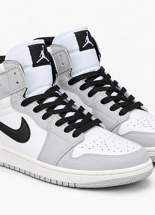 Кроссовки nike air jordan 1 grey