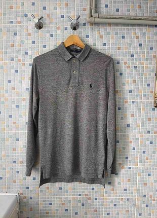 Поло с длинным рукавом polo ralph lauren.