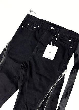 Джинси чоловічі rick owens bolan banana flared jeans чорні m-l