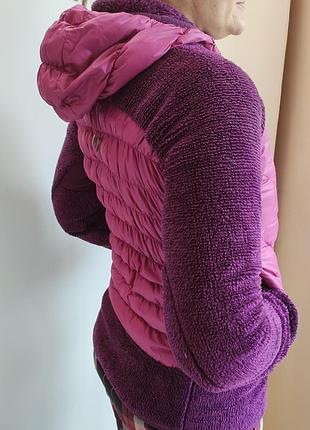 Куртка жіноча утеплена karpos marmarole w jacket фіолетова та рожева