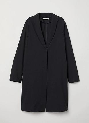 Черный демисезонный пиджак h&amp;m