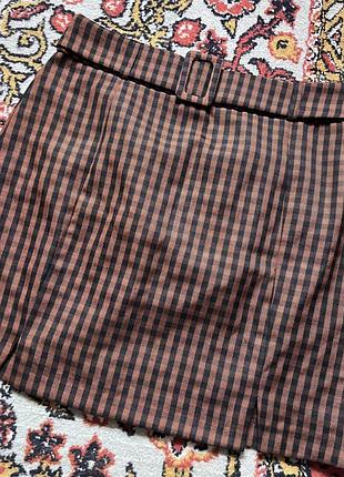 Юбка в клетку primark 4