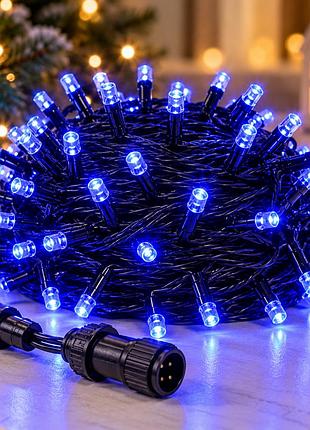 Наружная гирлянда-нить string-lights 100l 3.3b, 10 м 100 led синий