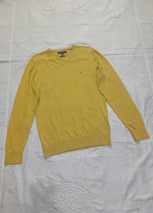 Светр чоловічий tommy hilfiger cotton silk