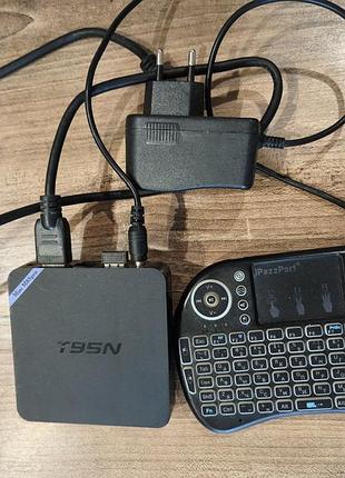 Медіаплеєр t95n mini m8s pro android tv-приставка
