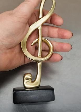 Фигурка статуэтка декор музыка скрипичный ключ