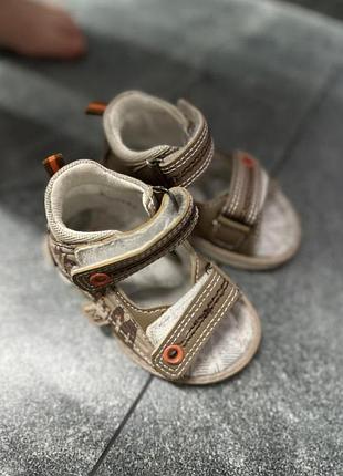 Босоножки хлопья бежевые 3