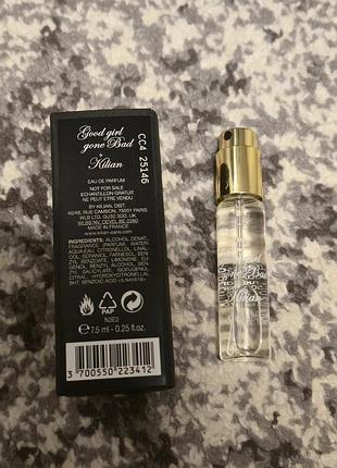 Туалетна вода kilian good girl gone bad, 7.5 мл, для жінок