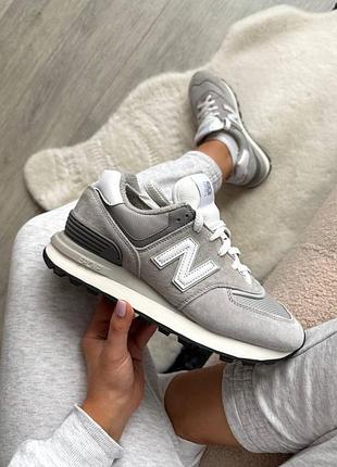 Жіночі кросівки new balance 574 grey (термо-мембрана) | 37–41