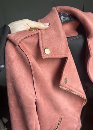 Нова куртка косуха primark теракотового кольору 3