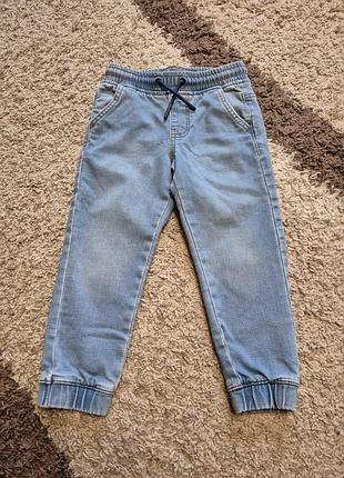 Джинсы джоггеры jogger denim 3-4 года 104 размер