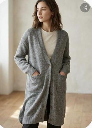 Вовняний кардиган uniqlo