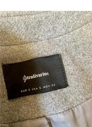 Жіноче пальто stradivarius сіре 7