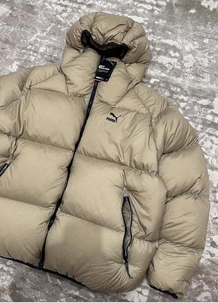 Чоловіча пухова куртка puma classics men's oversized down jacket натуральний пух нова size xxl 2