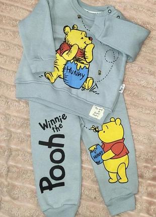 Костюм для хлопчика winnie the pooh блакитний 6-9 місяців