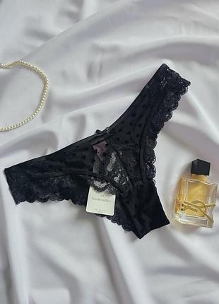Трусики черные бразилиана hunkemoller s 862 8