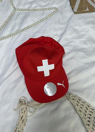 Оригінальна кепка puma switzerland ftblculture cap (збірна швейцарії)